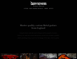 daemonessguitars.co.uk screenshot