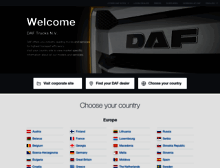 daf.eu screenshot