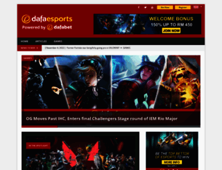 dafaesports.com screenshot