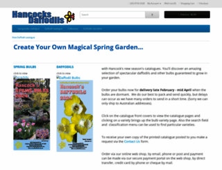 daffodilbulbs.com.au screenshot