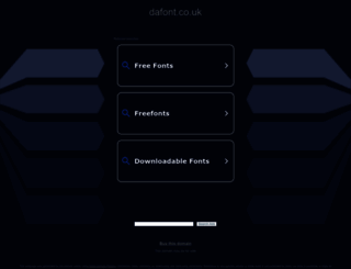 dafont.co.uk screenshot