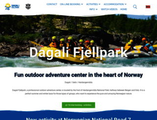 dagalifjellpark.no screenshot