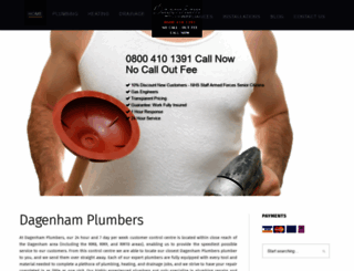dagenham-plumbers.co.uk screenshot
