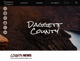 daggettcounty.org screenshot