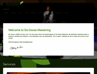 dagoosemusic.nl screenshot