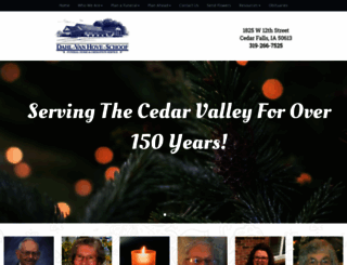 dahlfuneralhome.com screenshot