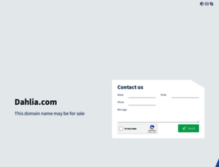 dahlia.com screenshot