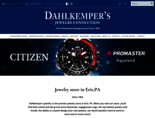 dahlkempers.com screenshot