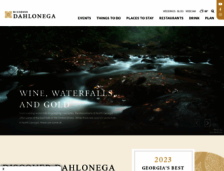 dahlonega.org screenshot