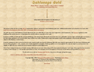 dahlonegagold.com screenshot