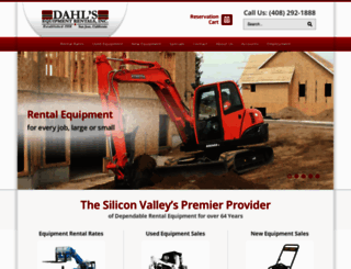 dahlsequipment.com screenshot