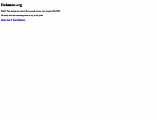 dahmon.org screenshot