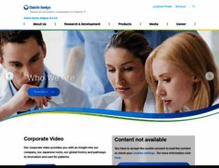 daiichi-sankyo.be screenshot