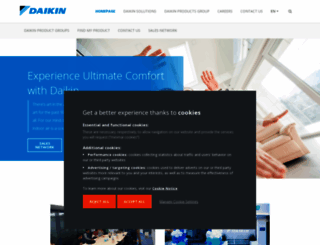 daikin-egypt.com screenshot