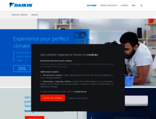 daikin-iraq.com screenshot