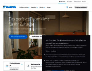 daikin.de screenshot
