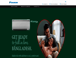 daikinbangladesh.com screenshot