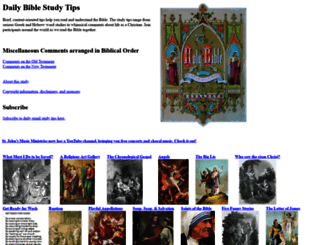 daily-bible-study-tips.com screenshot