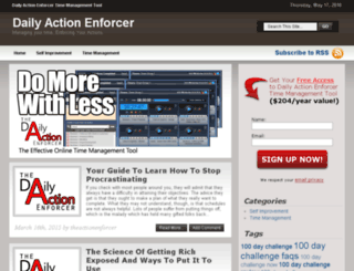 dailyactionenforcer.com screenshot