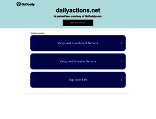 dailyactions.net screenshot