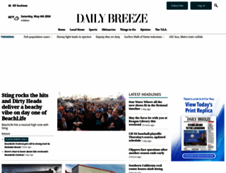 dailybreeze.com screenshot