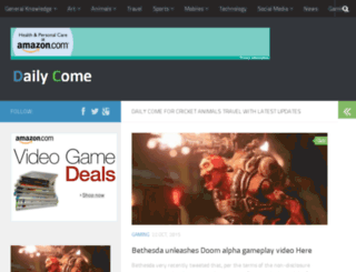 dailycome.com screenshot