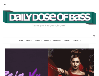 dailydoseofbass.com screenshot