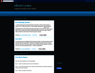 dailyebookleaks.blogspot.ca screenshot