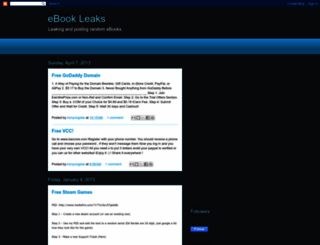 dailyebookleaks.blogspot.com screenshot