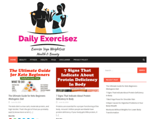 dailyexercisez.com screenshot