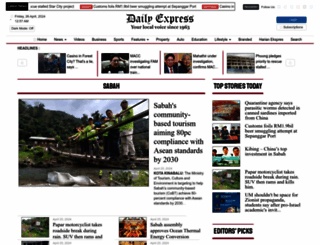 dailyexpress.com.my screenshot