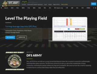 Fantasy Football Blog - DFS Lineup Advice - DFS Army