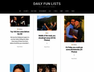 dailyfunlists.com screenshot