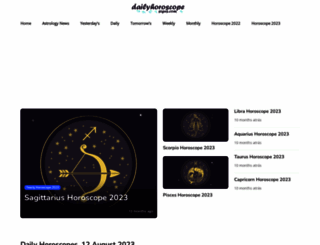 dailyhoroscopesigns.com screenshot