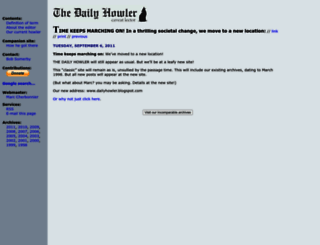 dailyhowler.com screenshot