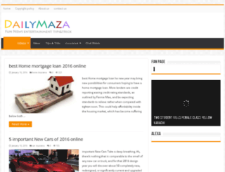 dailymaza.info screenshot