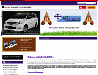dailymusafir.com screenshot