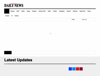 dailynews.co.tz screenshot