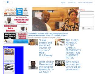 dailynews.gm screenshot