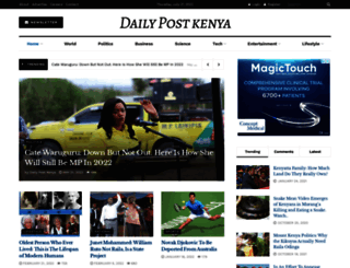 dailypost.co.ke screenshot