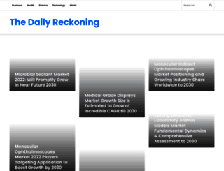 dailyreckoning.co.uk screenshot