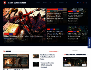 dailysuperheroes.com screenshot