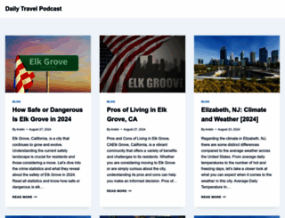 dailytravelpodcast.com screenshot