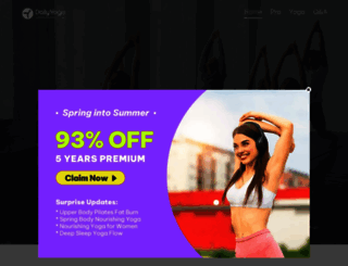 dailyyoga.com screenshot