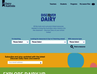 dairy.edu.au screenshot