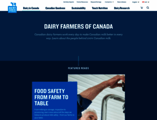 dairyfarmers.ca screenshot