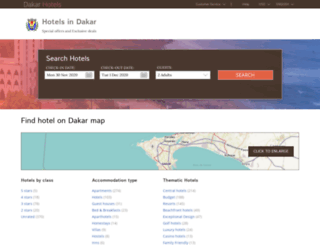dakar-hotels-sn.com screenshot