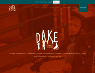 dakefoundation.org screenshot
