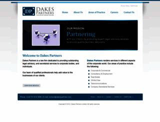 dakespartners.com screenshot