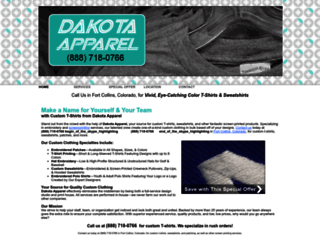 dakotaappareldesigns.com screenshot